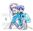 Name of groom : Eriol
Why I chose him : I chose Eriol because he looks really good with Tomoyo. And also because everyone likes Eriol to be paired up with Tomoyo.The colours : The colour of Tomoyo's dress and Eriol's suite are bright blue because i wanted it to be a bright and refreshing wedding. ^__^